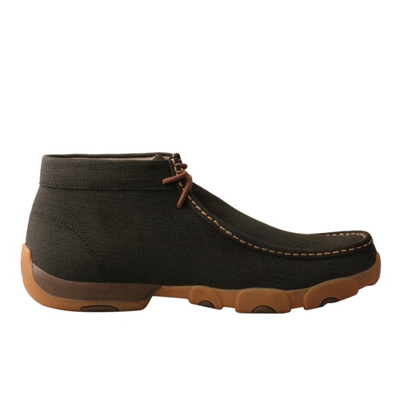 TWISTED X MEN'S WORK CHUKKA DRIVING SHOES - STEEL TOE - Picture 3 of 9